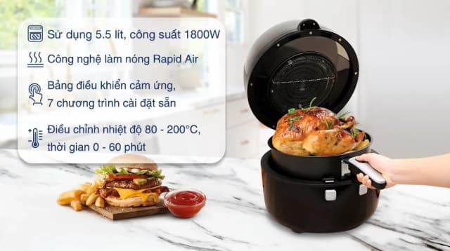 So sánh giá Nồi chiên không dầu Kangaroo 6.5 lít KG65AF rẻ nhất? - Ảnh 9