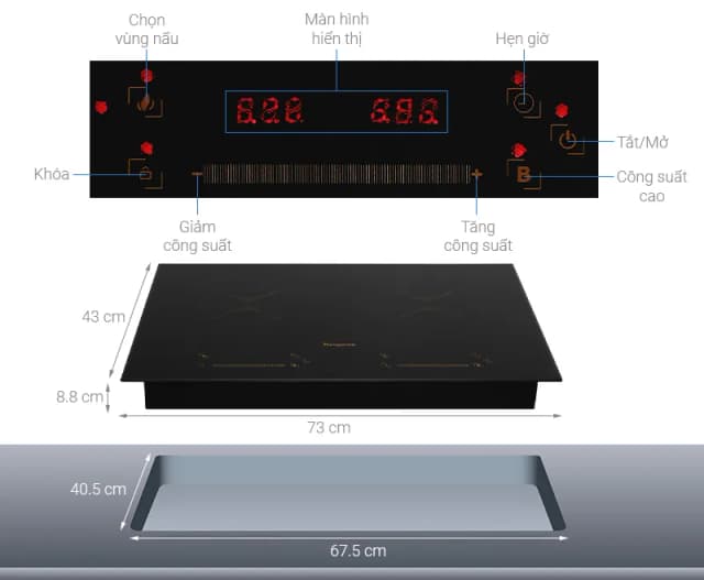 Top 1 so sánh giá Bếp từ đôi lắp âm Kangaroo KG859i - Tìm sản phẩm giá rẻ nhất - Ảnh 3