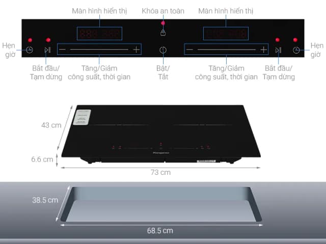 Top 1 so sánh giá Bếp từ đôi lắp âm Kangaroo KG859i - Tìm sản phẩm giá rẻ nhất - Ảnh 20