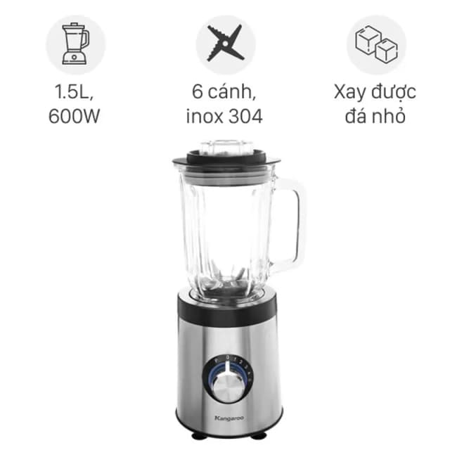 So sánh giá Máy xay sinh tố Kangaroo KGBL600X rẻ nhất? - Ảnh 7