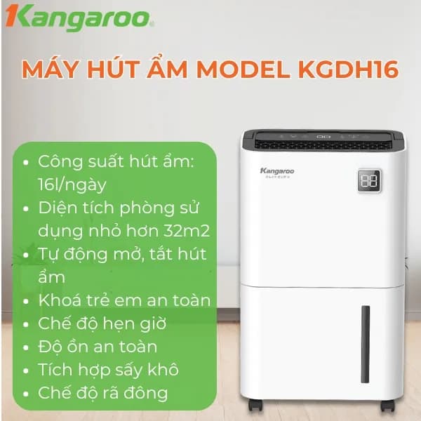 So sánh giá Máy hút ẩm Kangaroo KGDH16 rẻ nhất? - Ảnh 16