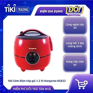 So sánh giá Nồi cơm nắp gài Kangaroo 1.2 lít KG822 rẻ nhất? - Ảnh 11