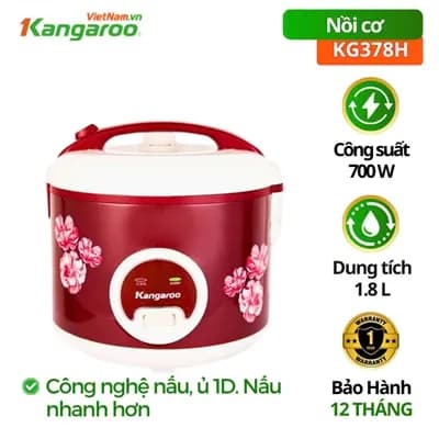 So sánh giá Nồi cơm nắp gài Kangaroo 1.2 lít KG822 rẻ nhất? - Ảnh 13