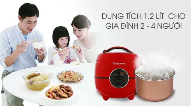 So sánh giá Nồi cơm nắp gài Kangaroo 1.2 lít KG822 rẻ nhất? - Ảnh 18