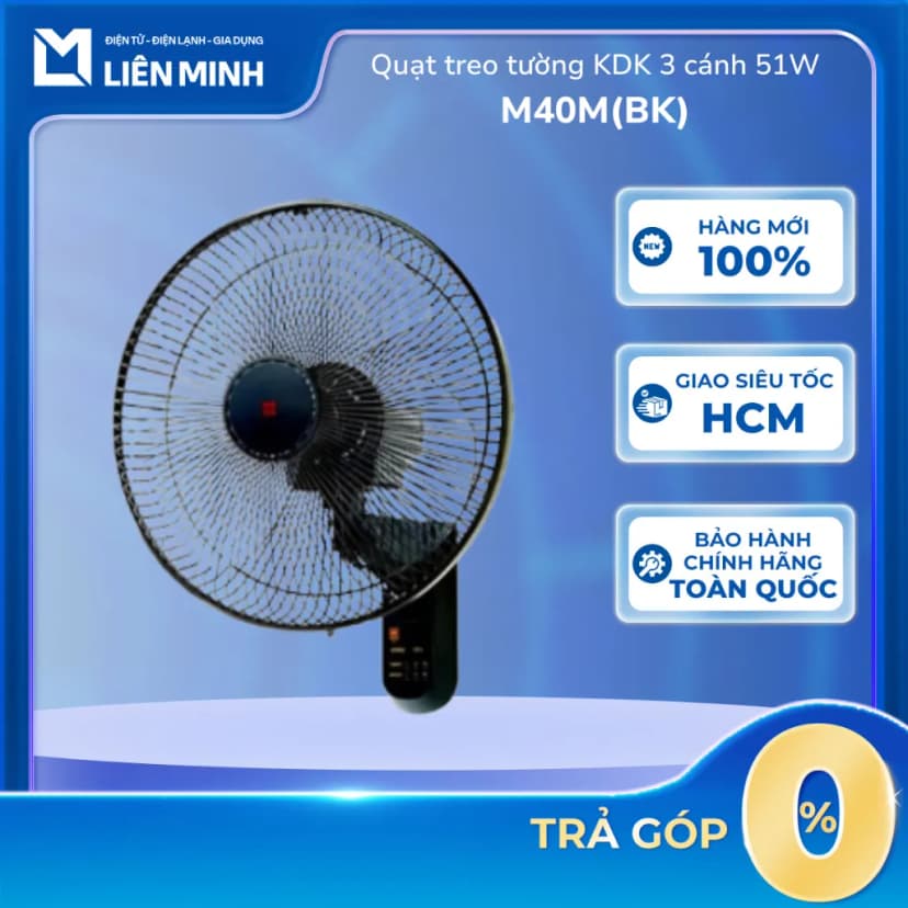 Quạt treo tường KDK 3 cánh M40M 51W - Giá rẻ nhất hôm nay - Ảnh 13
