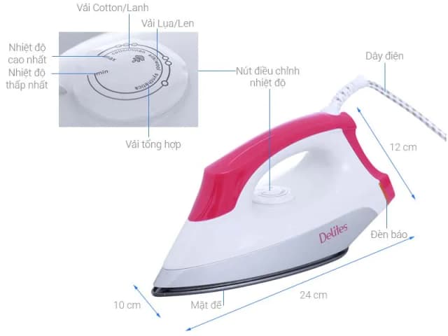 Top 1 so sánh giá Bàn ủi khô Delites RC-01 1000W - Tìm sản phẩm giá rẻ nhất - Ảnh 44