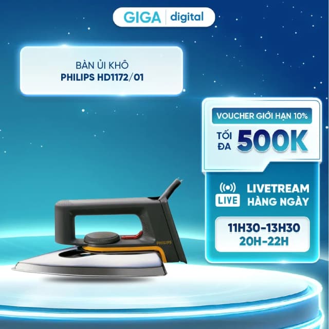 Top 1 so sánh giá Bàn ủi khô Delites RC-01 1000W - Tìm sản phẩm giá rẻ nhất - Ảnh 46