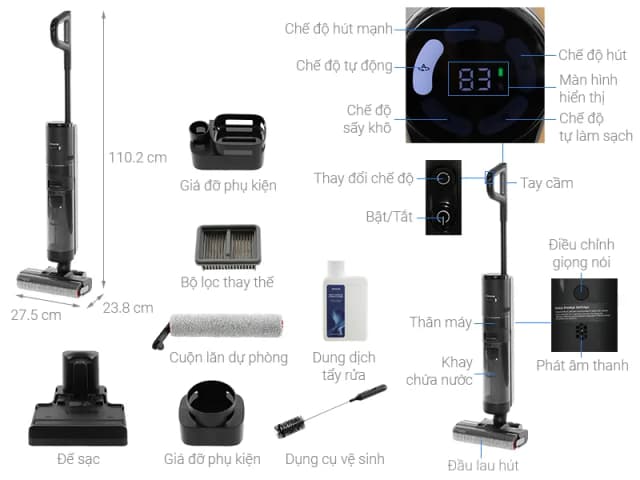 So sánh giá Máy hút bụi lau nhà Dreame H12 Pro rẻ nhất? - Ảnh 10
