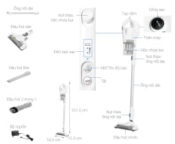 Máy hút bụi không dây Panasonic MC-SBV01W246
