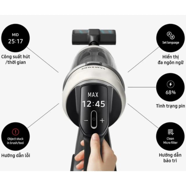 So sánh giá Máy hút bụi không dây Samsung VS80F28DBP/SV rẻ nhất? - Ảnh 17