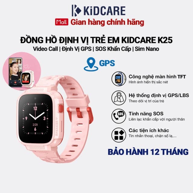 So sánh giá Đồng hồ định vị trẻ em Kidcare K25 4G rẻ nhất? - Ảnh 9