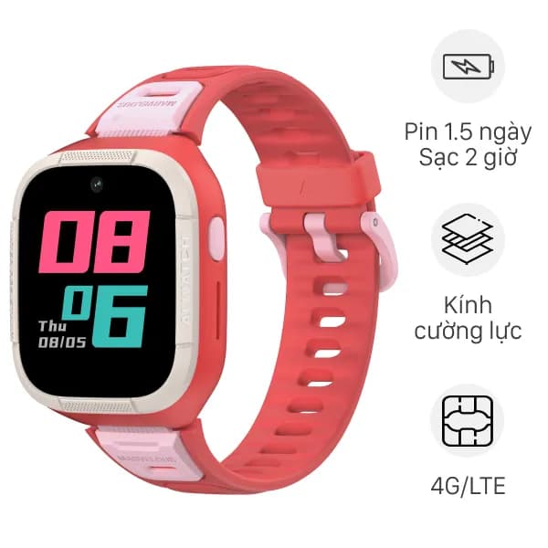 So sánh giá Đồng hồ định vị trẻ em Kidcare S6 4G Hồng Tinker - Tìm sản phẩm giá rẻ nhất - Ảnh 1