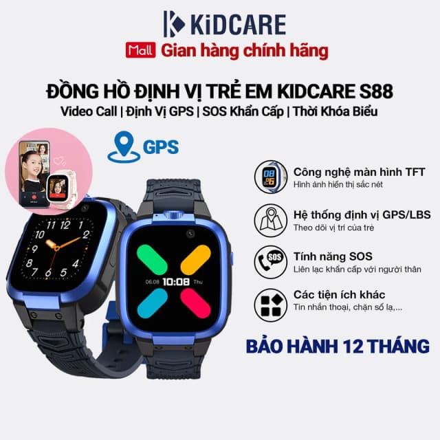 So sánh giá Đồng hồ định vị trẻ em Kidcare S88 4G rẻ nhất? - Ảnh 12