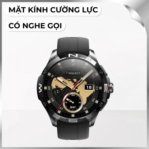 So sánh giá Kieslect Calling Watch Actor 46.5 mm dây silicone Đen rẻ nhất? - Ảnh 2