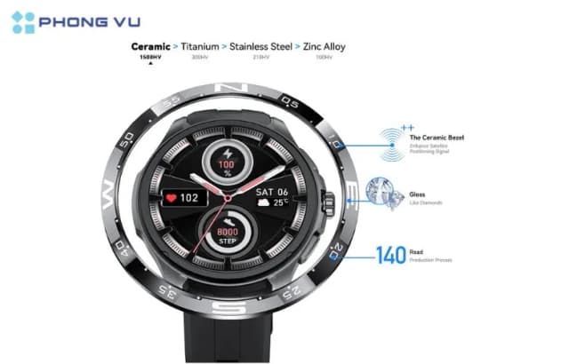 So sánh giá Kieslect Calling Watch Actor 46.5 mm dây silicone Đen rẻ nhất? - Ảnh 20