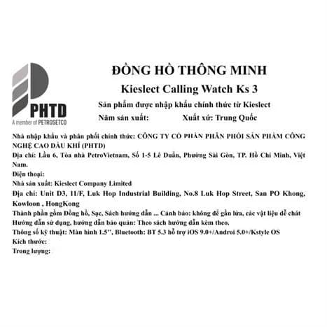 So sánh giá Kieslect Calling Watch Ks 3 46.8 mm dây silicone Đen rẻ nhất? - Ảnh 10