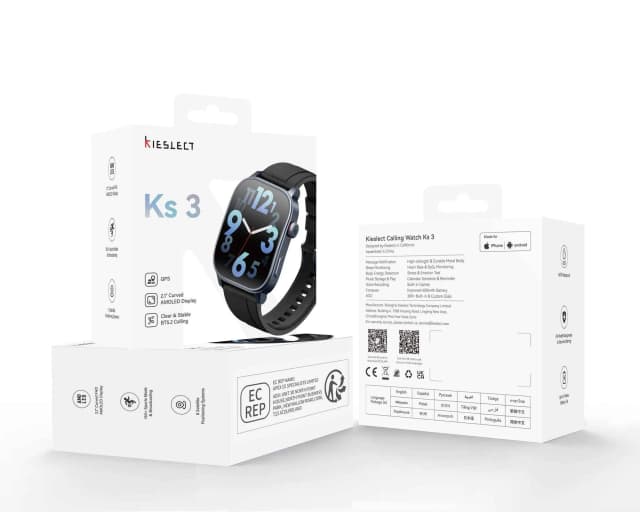 So sánh giá Kieslect Calling Watch Ks 3 Elite 46.8 mm dây silicone Trắng rẻ nhất? - Ảnh 14