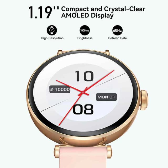 So sánh giá Kieslect Lady Watch Pura 40.08 mm dây silicone Vàng Hồng rẻ nhất? - Ảnh 5