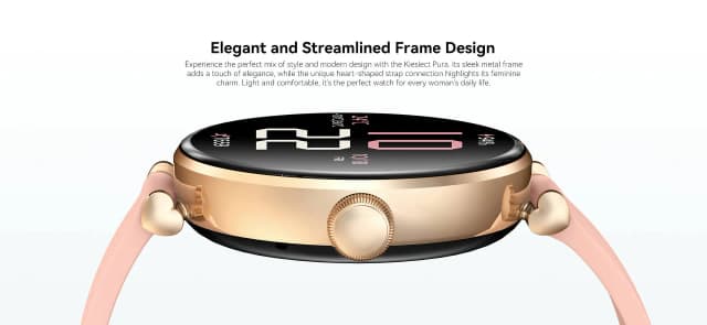 So sánh giá Kieslect Lady Watch Pura 40.08 mm dây silicone Vàng Hồng rẻ nhất? - Ảnh 10