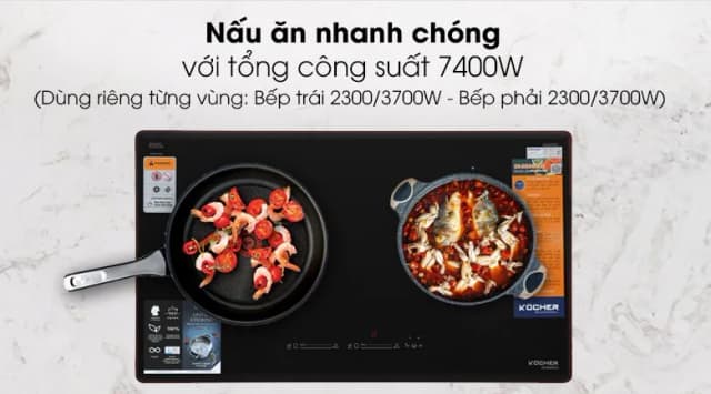 Top 1 so sánh giá Bếp từ đôi lắp âm Kocher DI-806GE02 - Tìm sản phẩm giá rẻ nhất - Ảnh 2