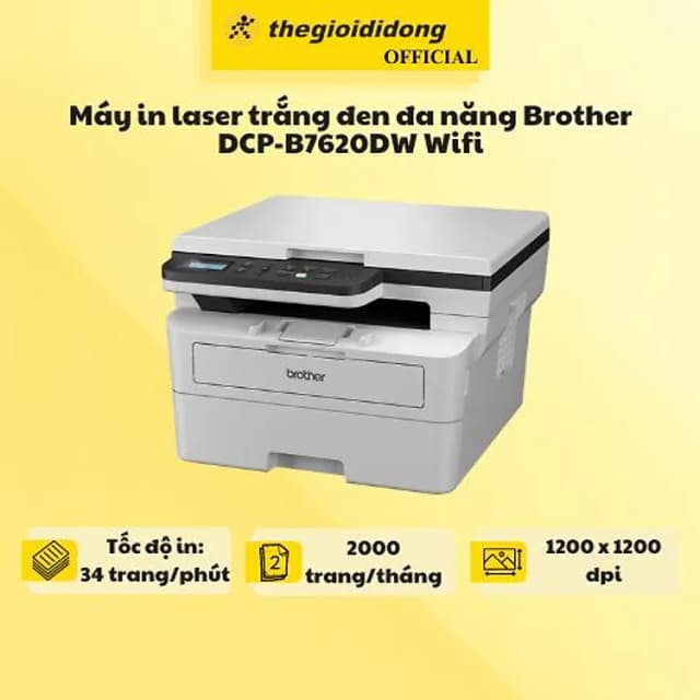 So sánh giá Máy in laser trắng đen đa năng Brother DCP-B7620DW Wifi rẻ nhất? - Ảnh 13