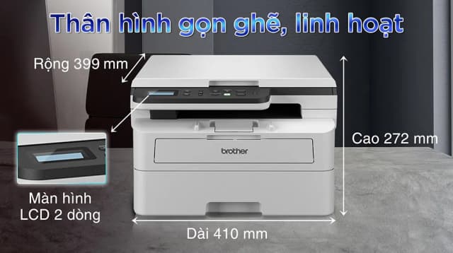 So sánh giá Máy in laser trắng đen đa năng Brother DCP-B7620DW Wifi rẻ nhất? - Ảnh 6