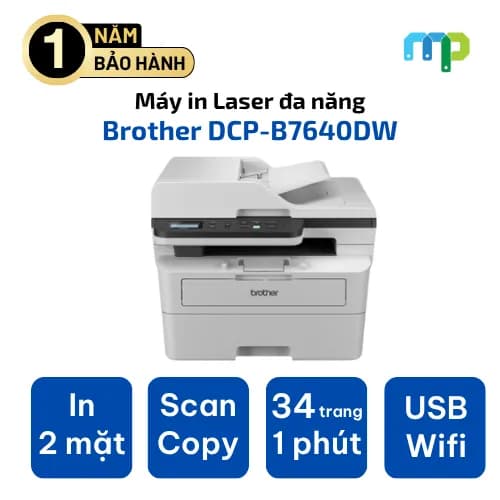 So sánh giá Máy in laser trắng đen đa năng Brother DCP-B7640DW Wifi rẻ nhất? - Ảnh 12