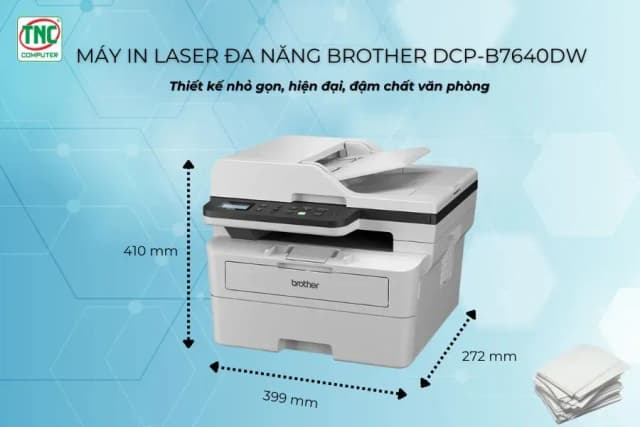 So sánh giá Máy in laser trắng đen đa năng Brother DCP-B7640DW Wifi rẻ nhất? - Ảnh 17
