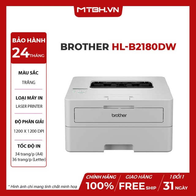 So sánh giá Máy in laser trắng đen đơn năng Brother HL-B2180DW Wifi rẻ nhất? - Ảnh 19