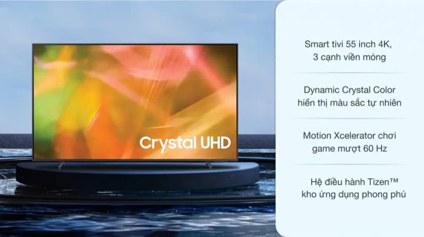 Smart Tivi Crystal UHD Samsung 4K 55 inch UA55AU8100 - Giá rẻ nhất hôm nay - Ảnh 9