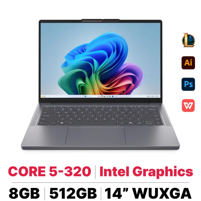 Laptop Lenovo IdeaPad Slim 3 14IWC11 - 83RQ002PVN (Core 5 320, 8GB, 512GB, WUXGA, Win11) - Giá rẻ nhất hôm nay - Ảnh 2