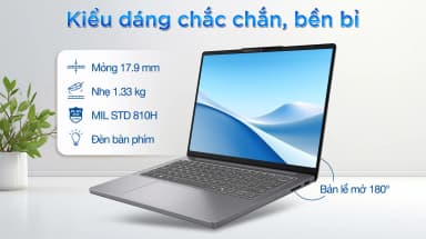 Laptop Lenovo Ideapad Slim 3 14IRH10 - 83K0000CVN (i5 13420H, 24GB, 512GB, WUXGA OLED, Win11) - 4