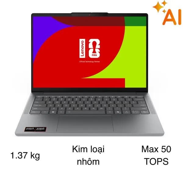 Laptop Lenovo IdeaPad Slim 5 14AGP11 - 83S1006RVN (R7 AI 445, 16GB, 512GB, WUXGA OLED, Win11) - Giá rẻ nhất hôm nay - Ảnh 1