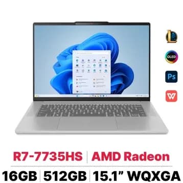 Laptop Lenovo IdeaPad Slim 5 OLED 15ARP10 - 83J3001DVN (R7 7735HS, 16GB, 512GB, WQXGA OLED 165Hz, Win11) - 18