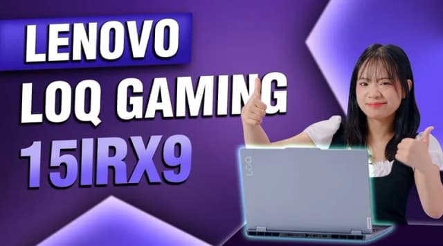 Laptop Lenovo Gaming LOQ 15IAX9 - 83GS000JVN (i5 12450HX, 16GB, 512GB, RTX 3050 6GB, Full HD 144Hz, Win11) - 15