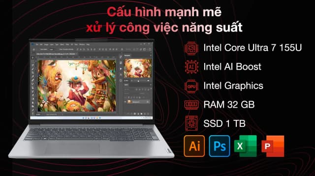 So sánh giá Laptop Lenovo ThinkBook 16 G7 - 21MS007HVN (Ultra 7 155U, 32GB, 1TB, WUXGA, Win11) rẻ nhất? - Ảnh 18