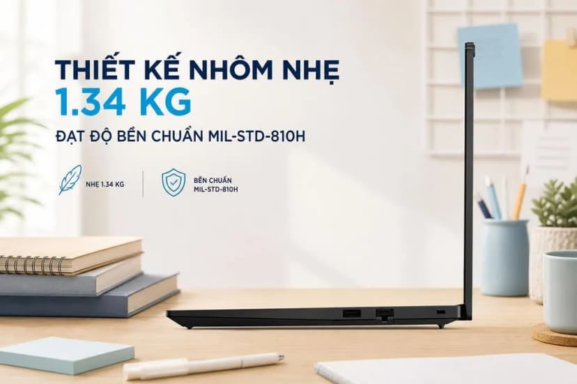 Laptop Lenovo ThinkPad E14 Gen 7 - 21SX00BNVN (Ultra 5 135H, 16GB, 512GB, WUXGA, Win11) - Giá rẻ nhất hôm nay - Ảnh 2