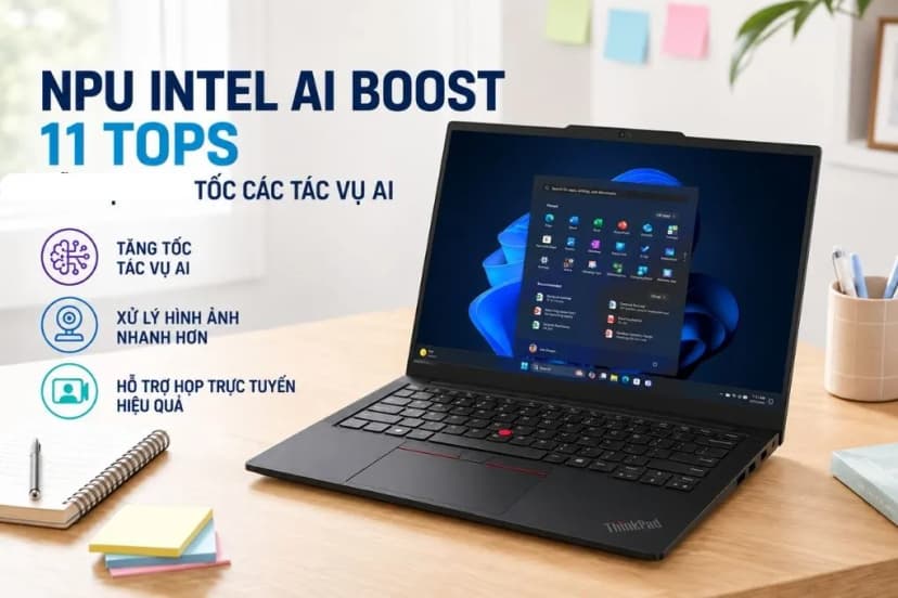 Laptop Lenovo ThinkPad E14 Gen 7 - 21SX00BNVN (Ultra 5 135H, 16GB, 512GB, WUXGA, Win11) - Giá rẻ nhất hôm nay - Ảnh 5