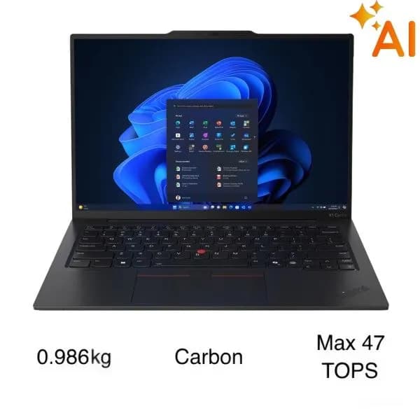 Laptop Lenovo ThinkPad X1 Carbon Gen 13 - 21NS010CVN (Ultra 7 258V, 32GB, 1TB, 2.8K OLED 120Hz, Win11Pro) - Giá rẻ nhất hôm nay - Ảnh 1