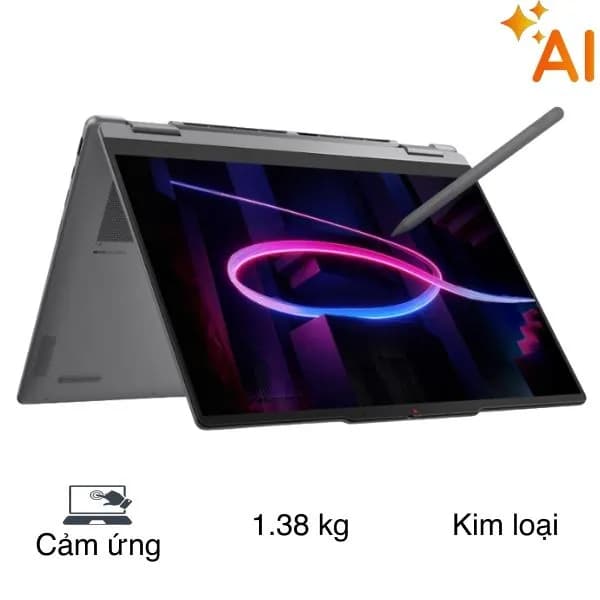 Laptop Lenovo Yoga 7 2in1 14IPH11 - 83TC002LVN (Ultra 5 322, 16GB, 512GB, WUXGA OLED, Cảm ứng, OfficeH24+365, Win11) - Giá rẻ nhất hôm nay - Ảnh 1