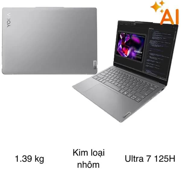 Laptop Lenovo Yoga Slim 7 OLED 14IMH9 - 83CV00DKVN (Ultra 7 155H, 32GB, 1TB, WUXGA OLED, OfficeH24+365, Win11) - Giá rẻ nhất hôm nay - Ảnh 11