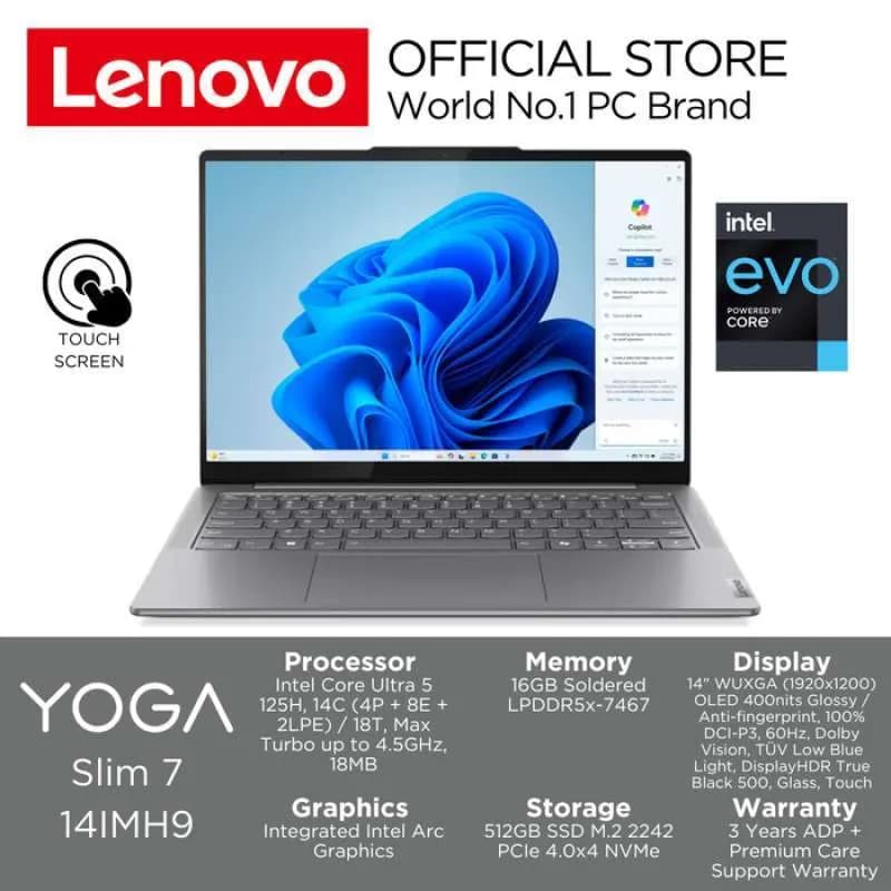 Laptop Lenovo Yoga Slim 7 OLED 14IMH9 - 83CV00DKVN (Ultra 7 155H, 32GB, 1TB, WUXGA OLED, OfficeH24+365, Win11) - Giá rẻ nhất hôm nay - Ảnh 26