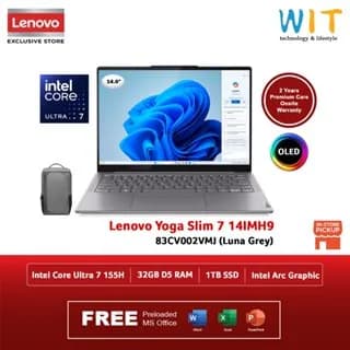 Top 1 so sánh giá Laptop Lenovo Yoga Slim 7 OLED 14IMH9 - 83CV00DKVN (Ultra 7 155H, 32GB, 1TB, WUXGA OLED, OfficeH24+365, Win11) - Tìm sản phẩm giá rẻ nhất - Ảnh 51