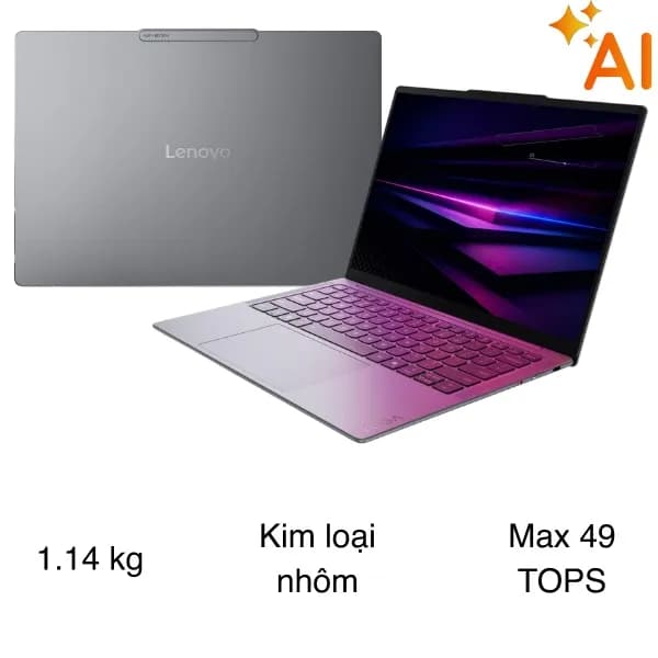 Laptop Lenovo Yoga Slim 7 OLED 14IPH11 (Ultra 7 355, 32GB, 1TB, WUXGA OLED, OfficeH24+365, Win11) - Giá rẻ nhất hôm nay - Ảnh 1