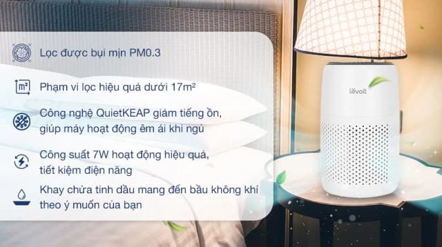 So sánh giá Máy lọc không khí Levoit Core Mini 7W rẻ nhất? - Ảnh 18