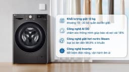 Máy giặt LG AI DD Inverter 12 kg FV1412S4W - Giá rẻ nhất hôm nay - Ảnh 13