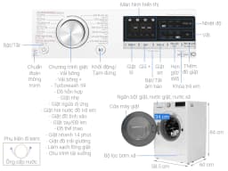 Máy giặt LG AI DD Inverter 12 kg FV1412S4W - Giá rẻ nhất hôm nay - Ảnh 7