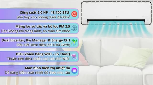 So sánh giá Máy lạnh LG Inverter 2 HP IEC18M1 rẻ nhất? - Ảnh 9