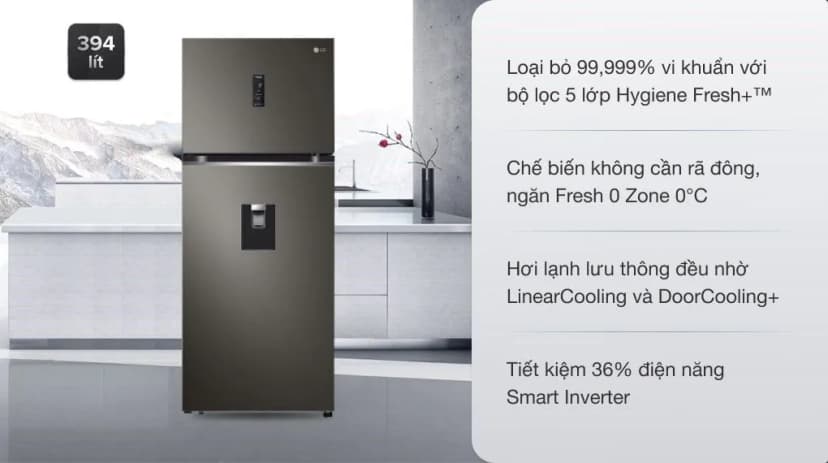 Tủ lạnh LG Inverter 394 lít GN-D392BLA - Giá rẻ nhất hôm nay - Ảnh 18