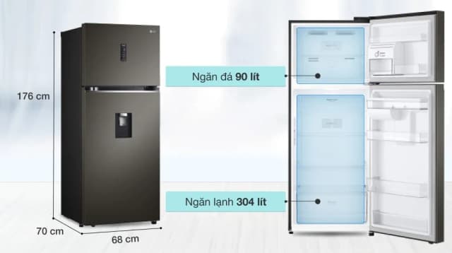So sánh giá Tủ lạnh LG Inverter 394 lít GN-D392BLA rẻ nhất? - Ảnh 10